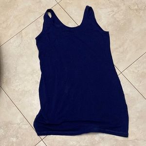 Dark blue tank top